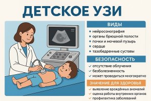 Детское УЗИ: безопасная диагностика и контроль здоровья ребёнка