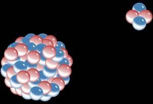 Атомное ядро и альфа-частица